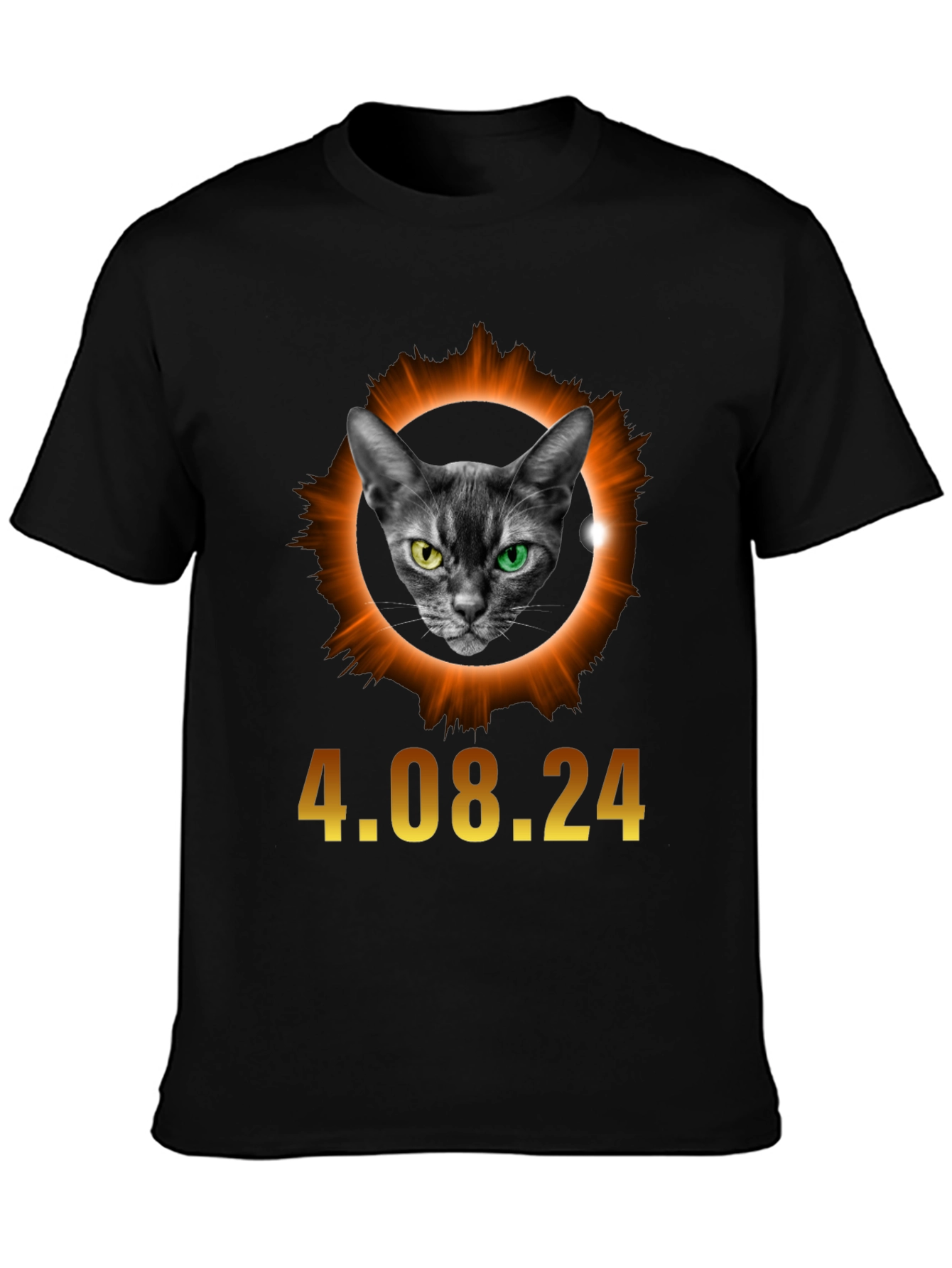 Eclipse Cat T-Shirt - April 8 2024