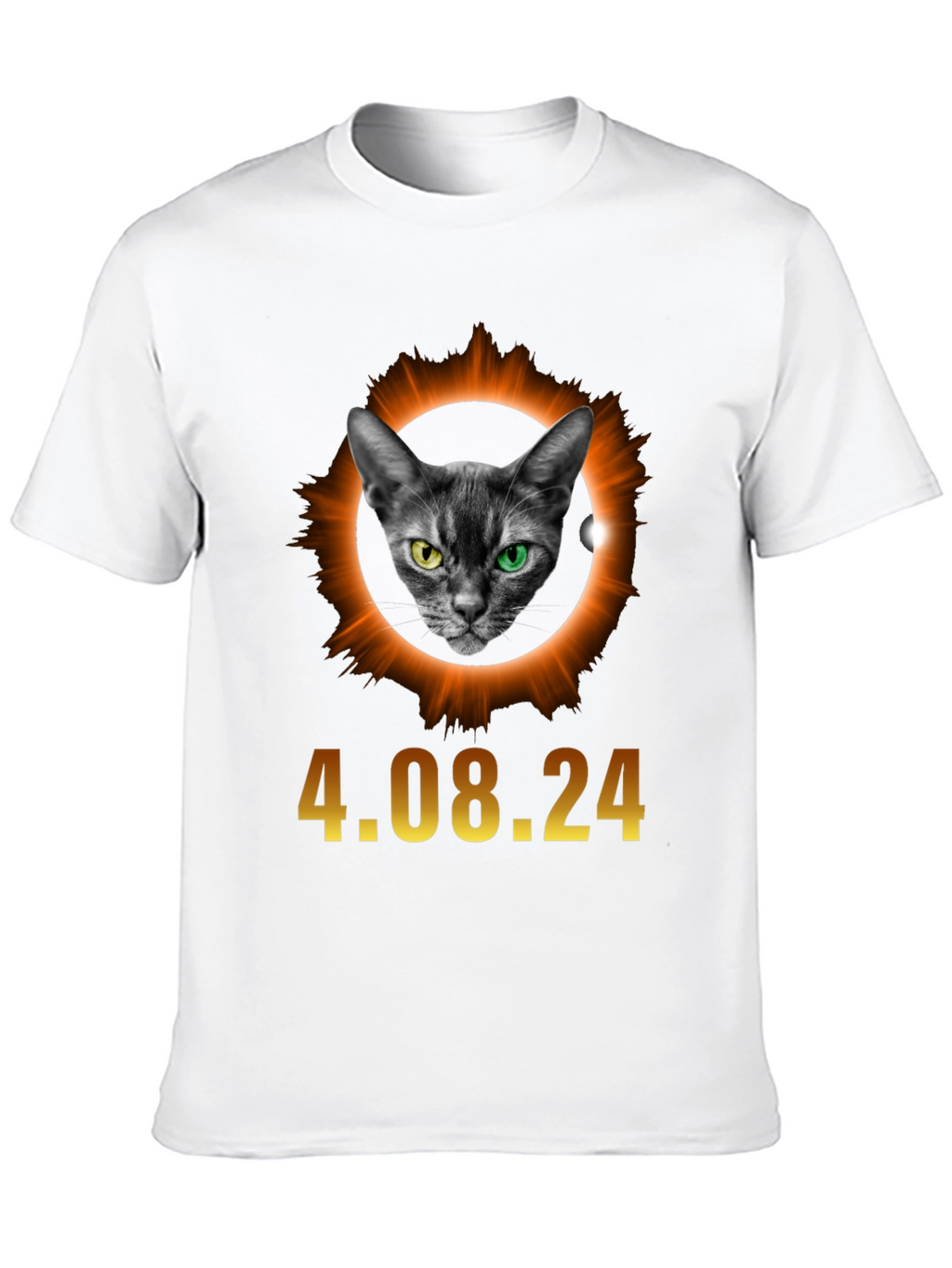 Eclipse Cat T-Shirt - April 8 2024