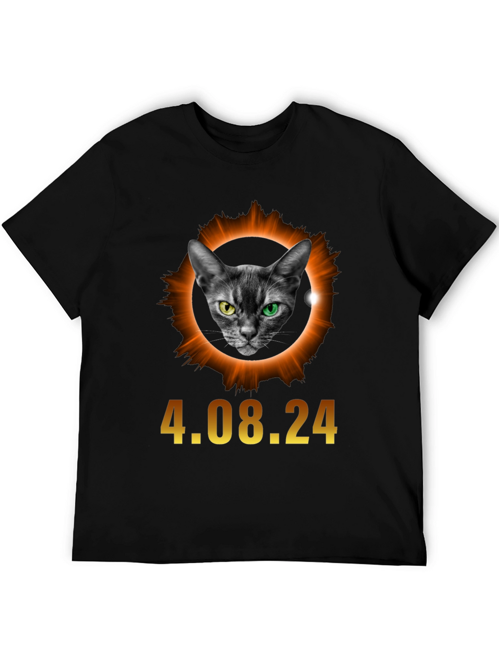 Eclipse Cat T-Shirt - April 8 2024