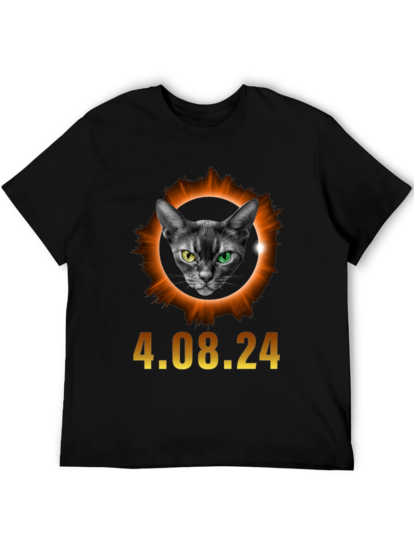 Eclipse Cat T-Shirt - April 8 2024