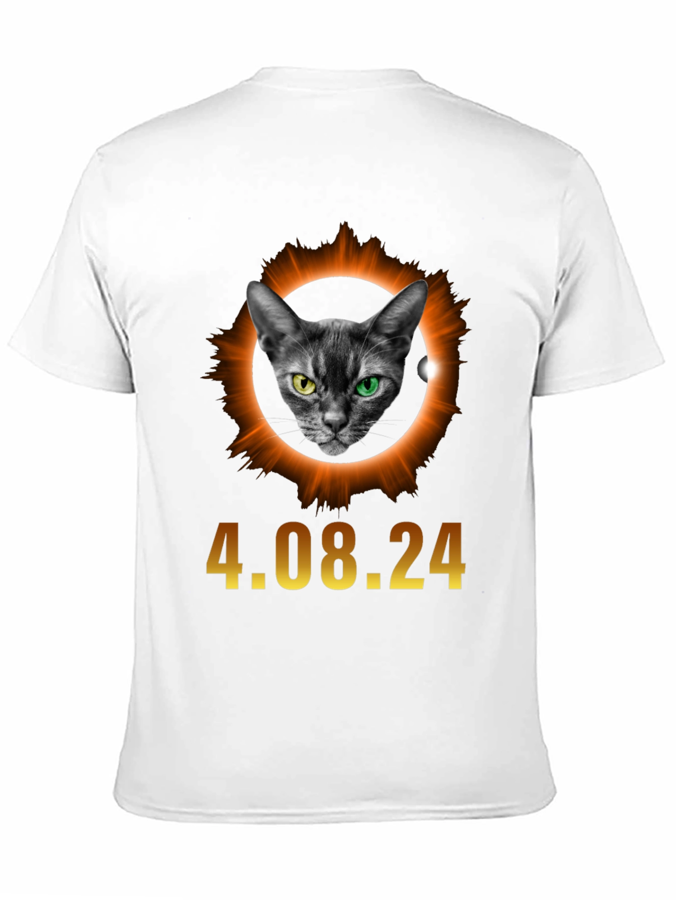 Eclipse Cat T-Shirt - April 8 2024