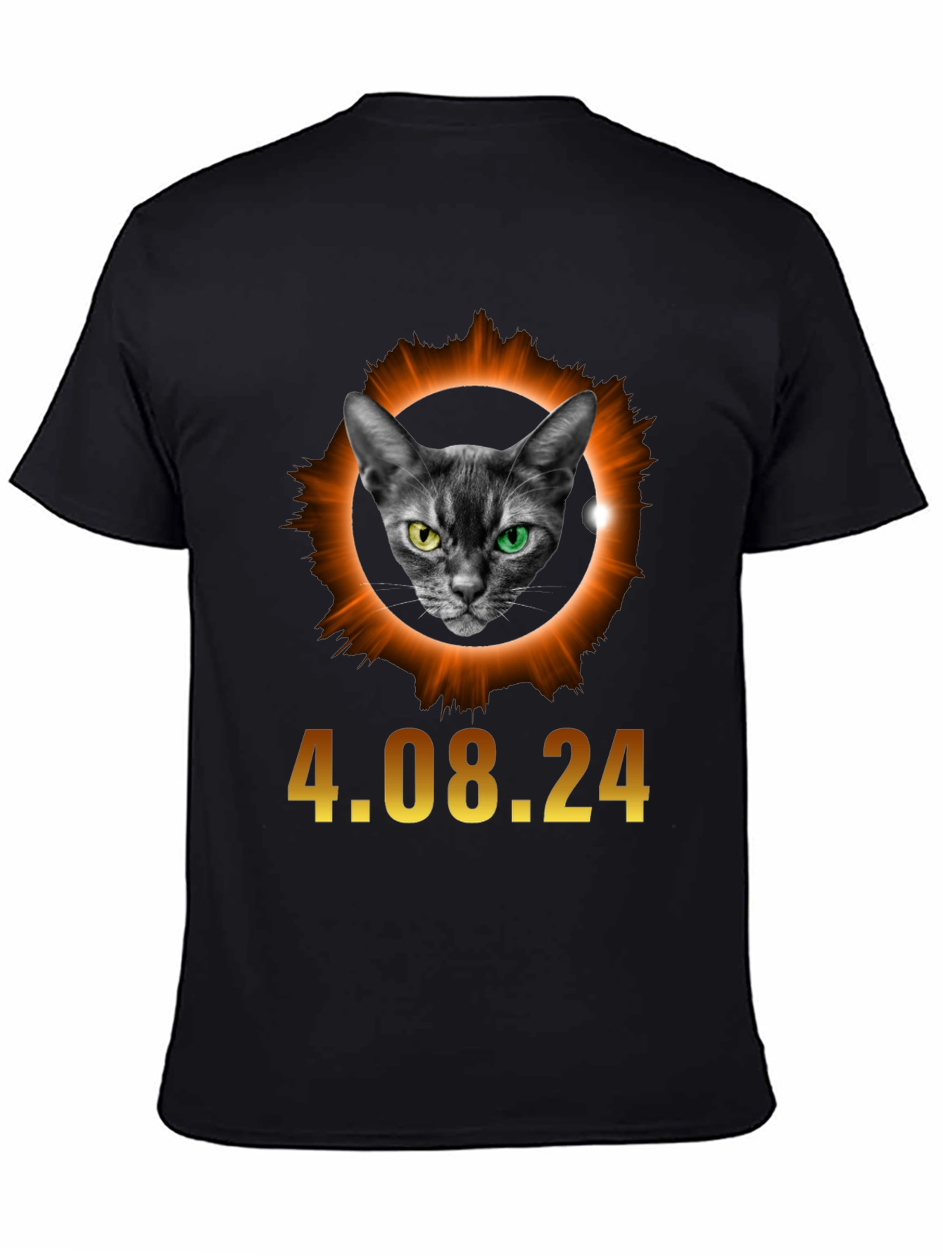 Eclipse Cat T-Shirt - April 8 2024