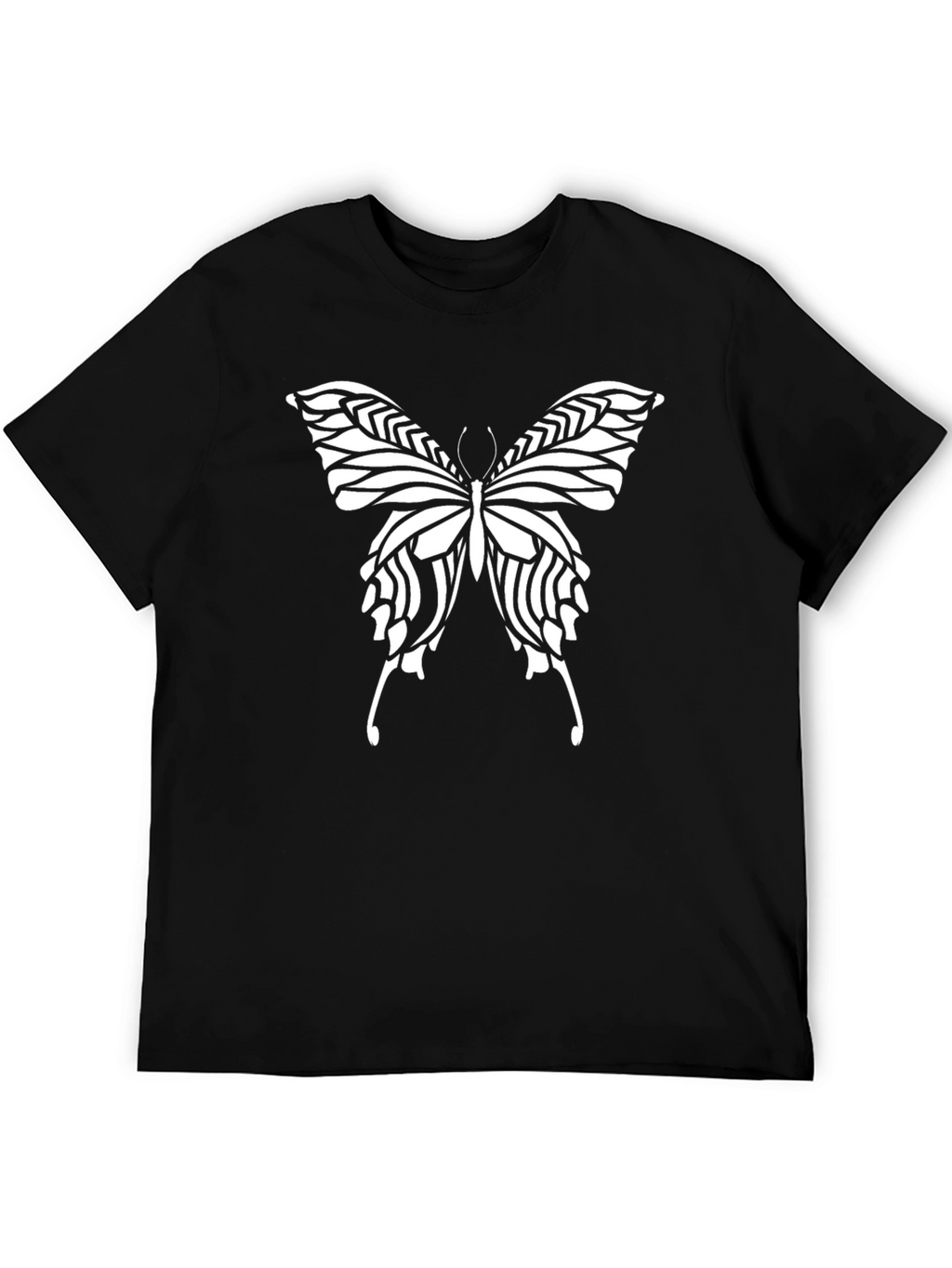 Butterfly Graphic Black T-Shirt