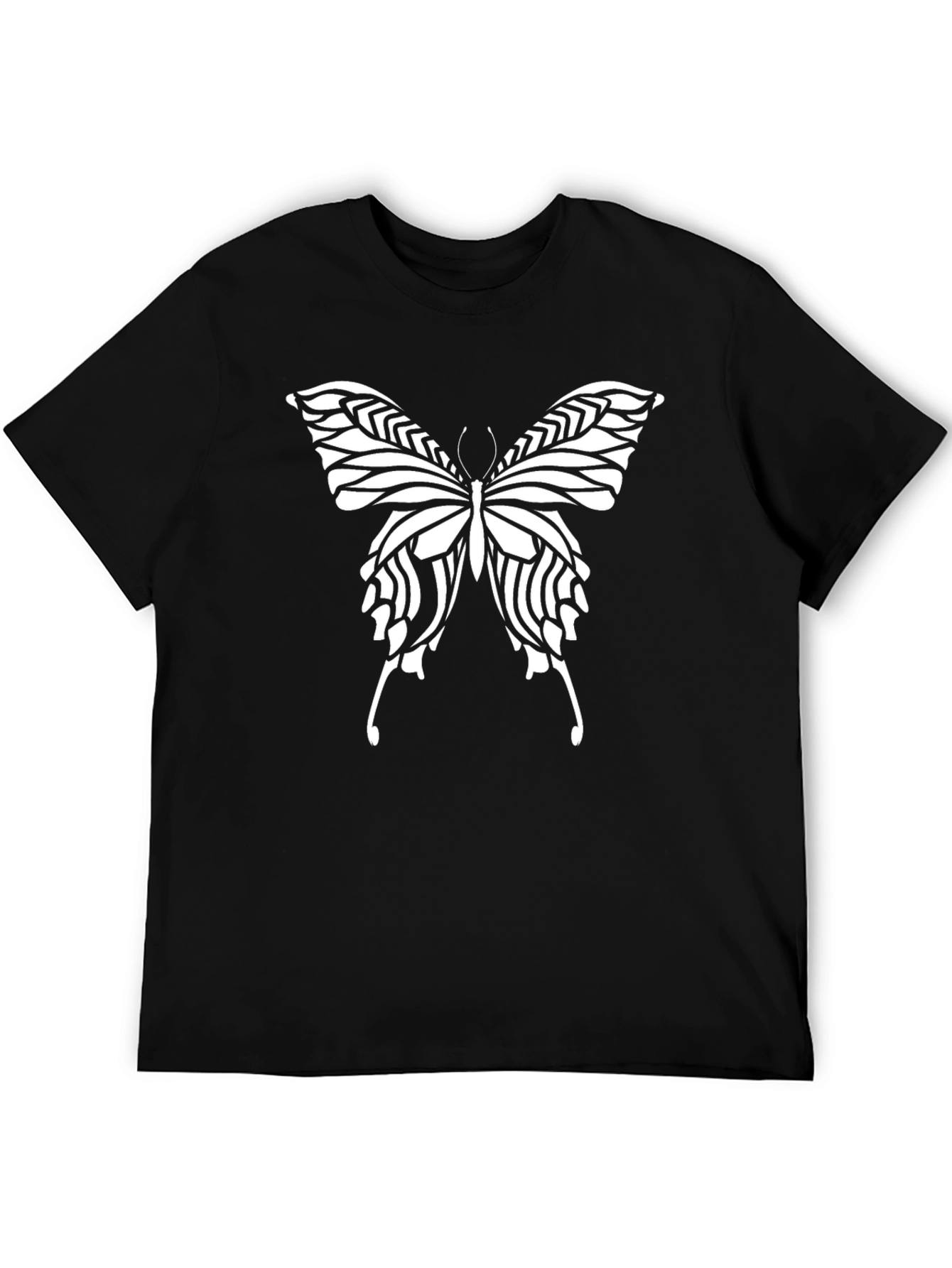Butterfly Graphic Black T-Shirt