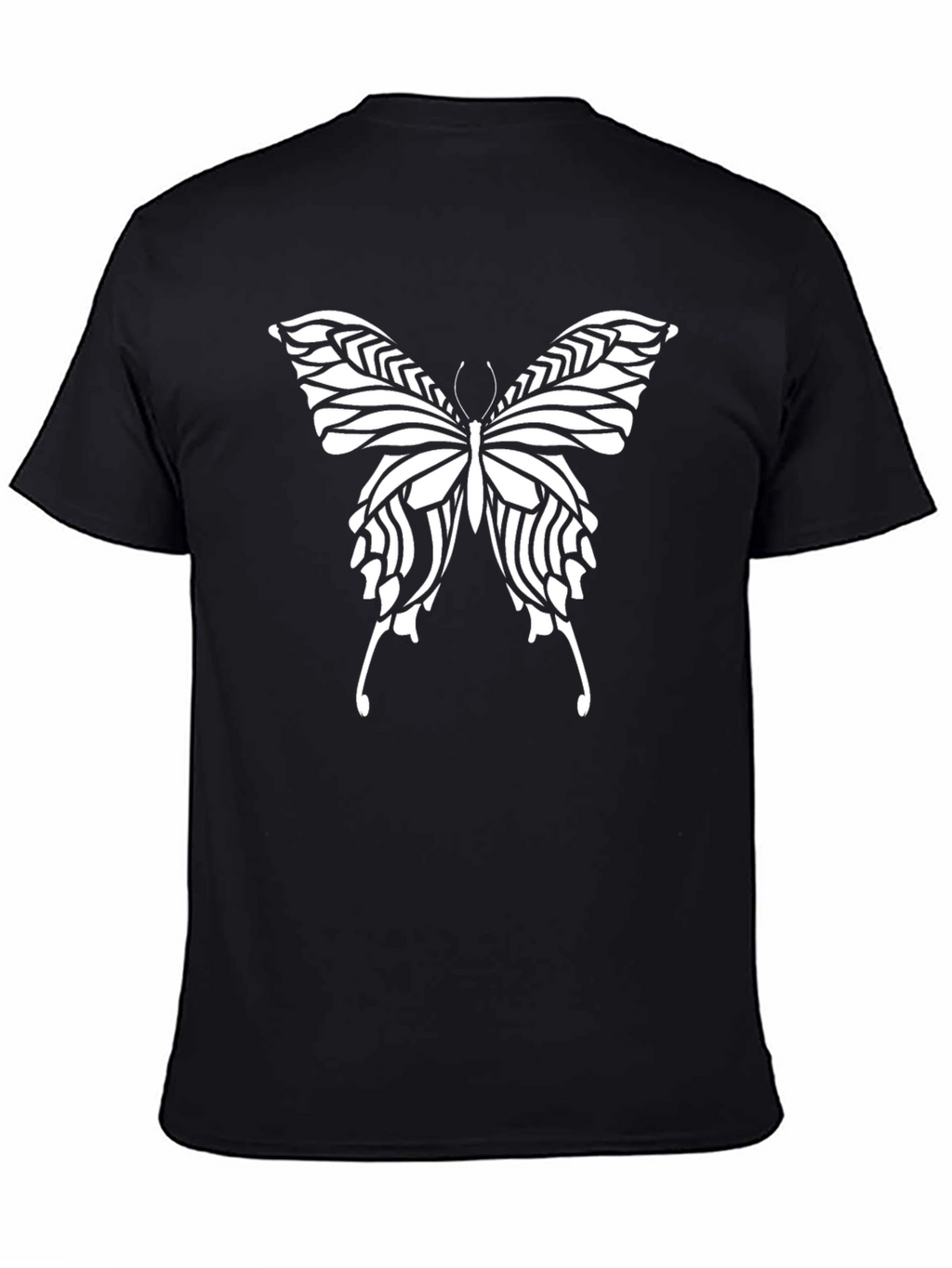Butterfly Graphic Black T-Shirt