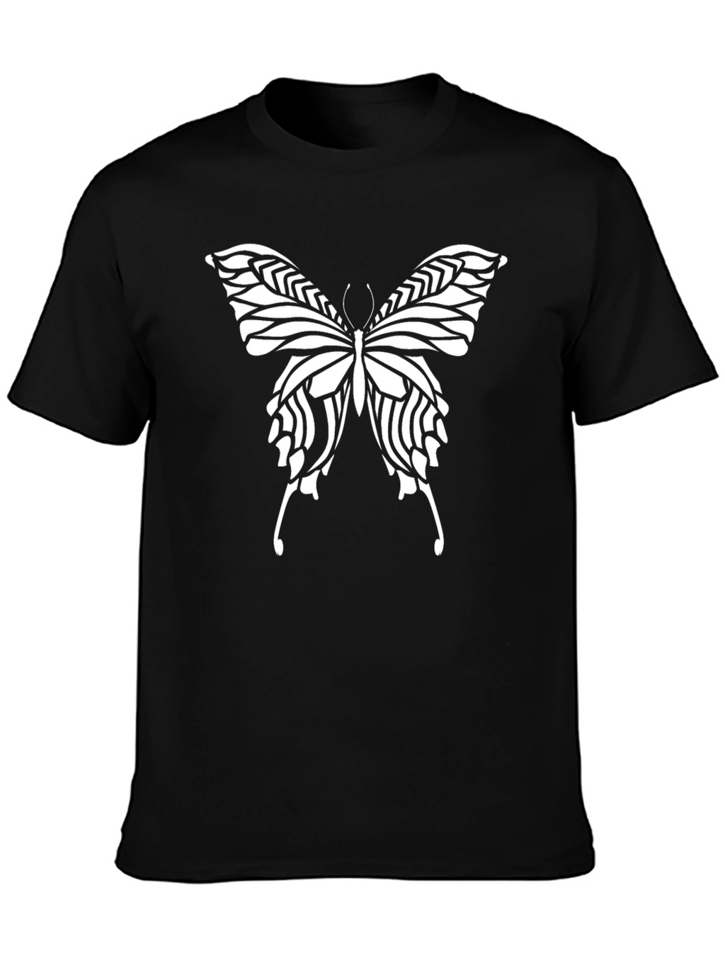 Butterfly Graphic Black T-Shirt