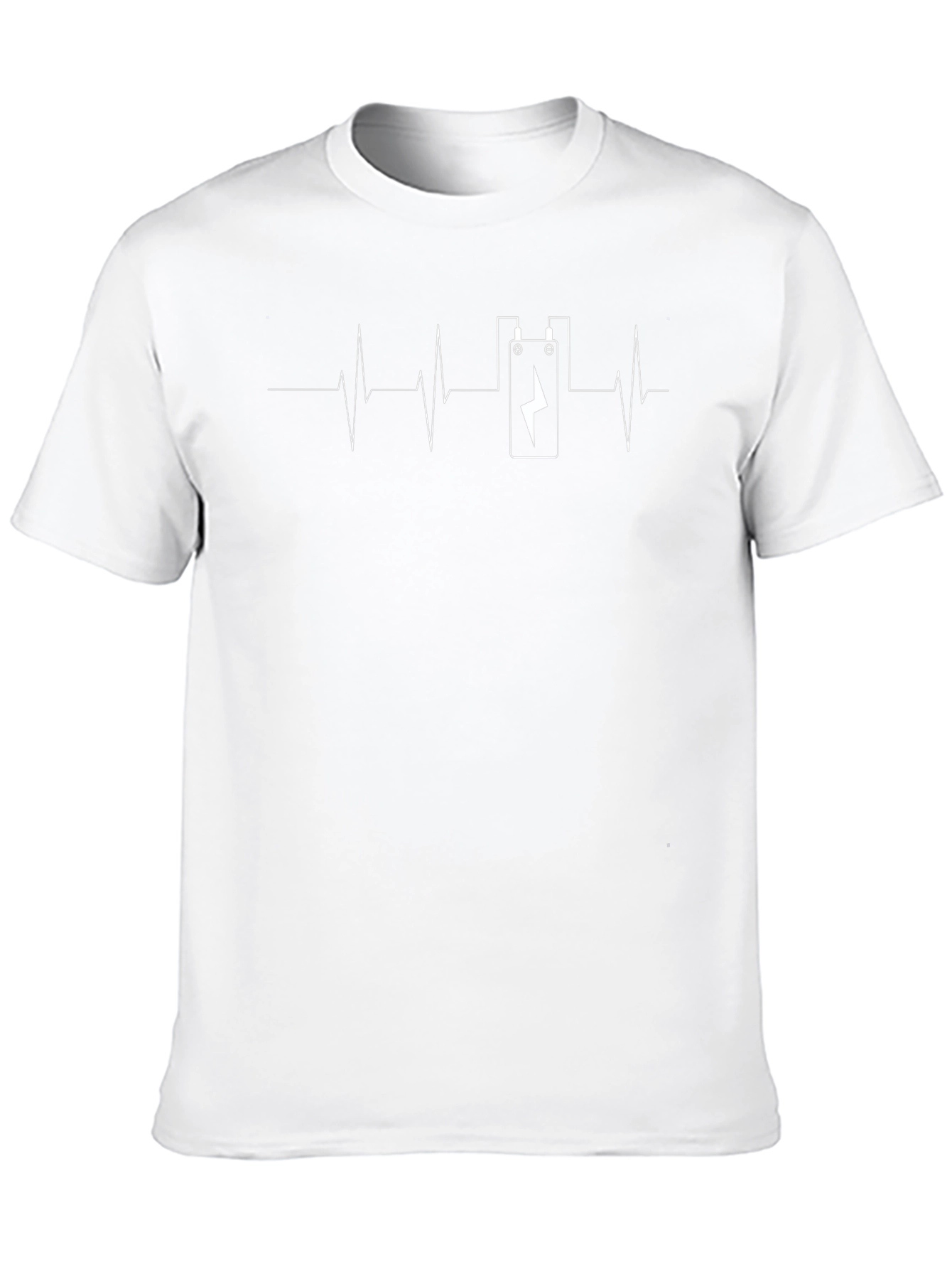 Guitar Pedal Heartbeat Graphic Tee - Black