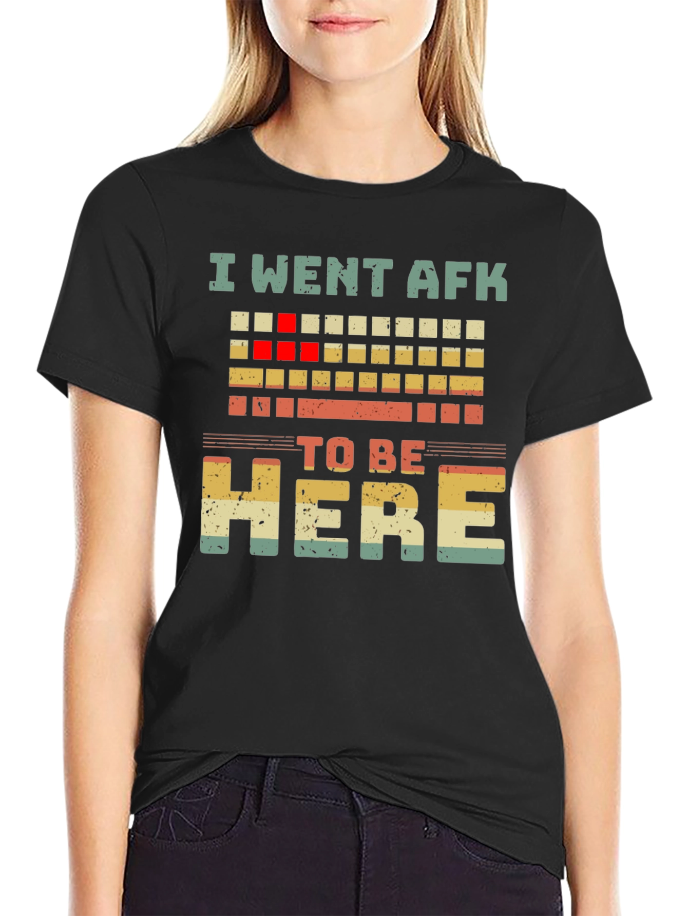 I Went AFK To Be Here Gaming T-Shirt