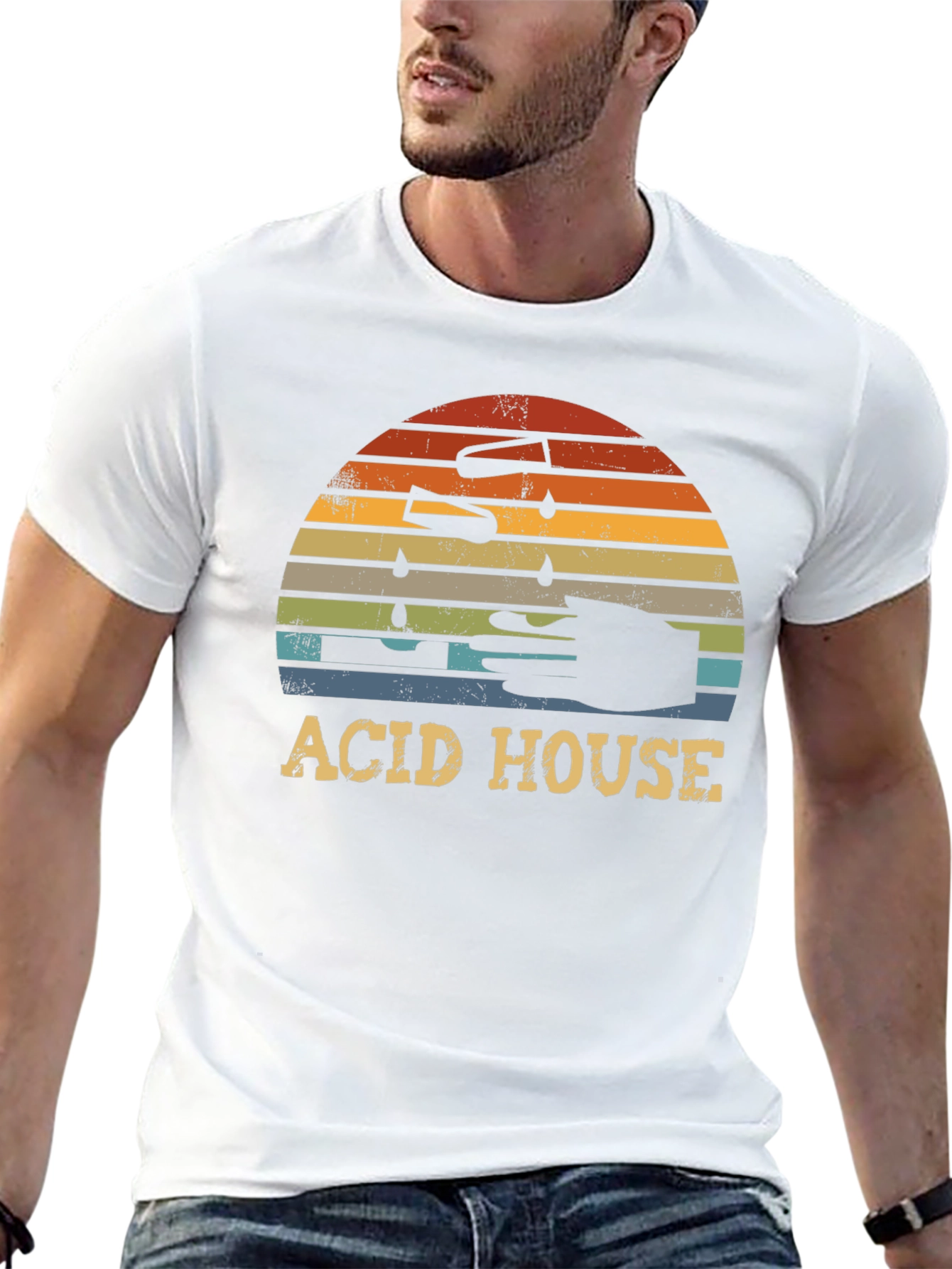 Acid House Retro Graphic T-Shirt
