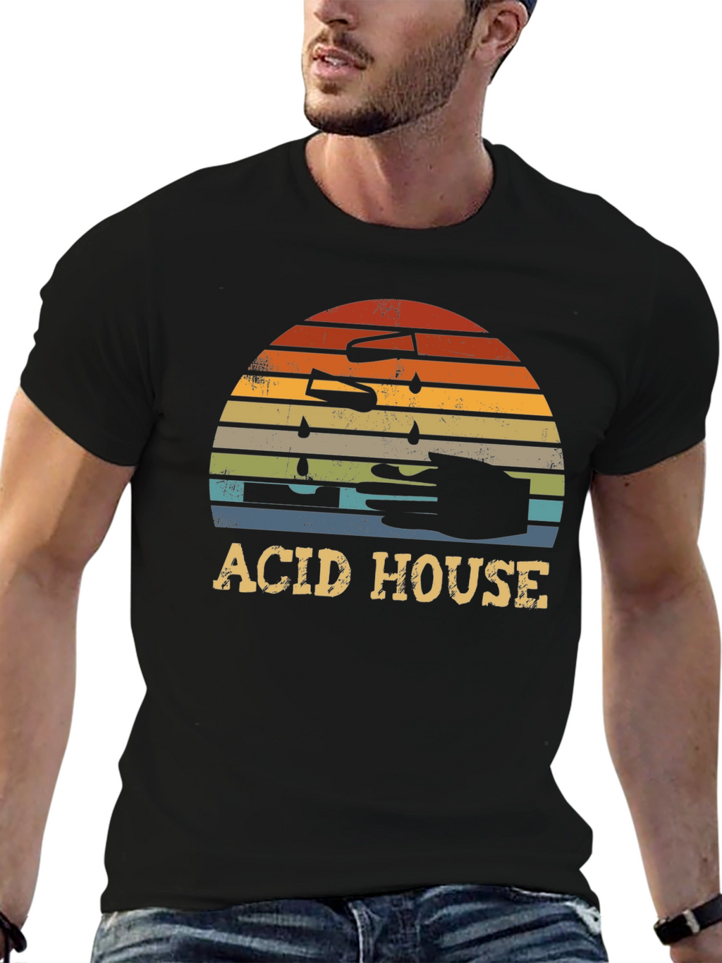 Acid House Retro Graphic T-Shirt