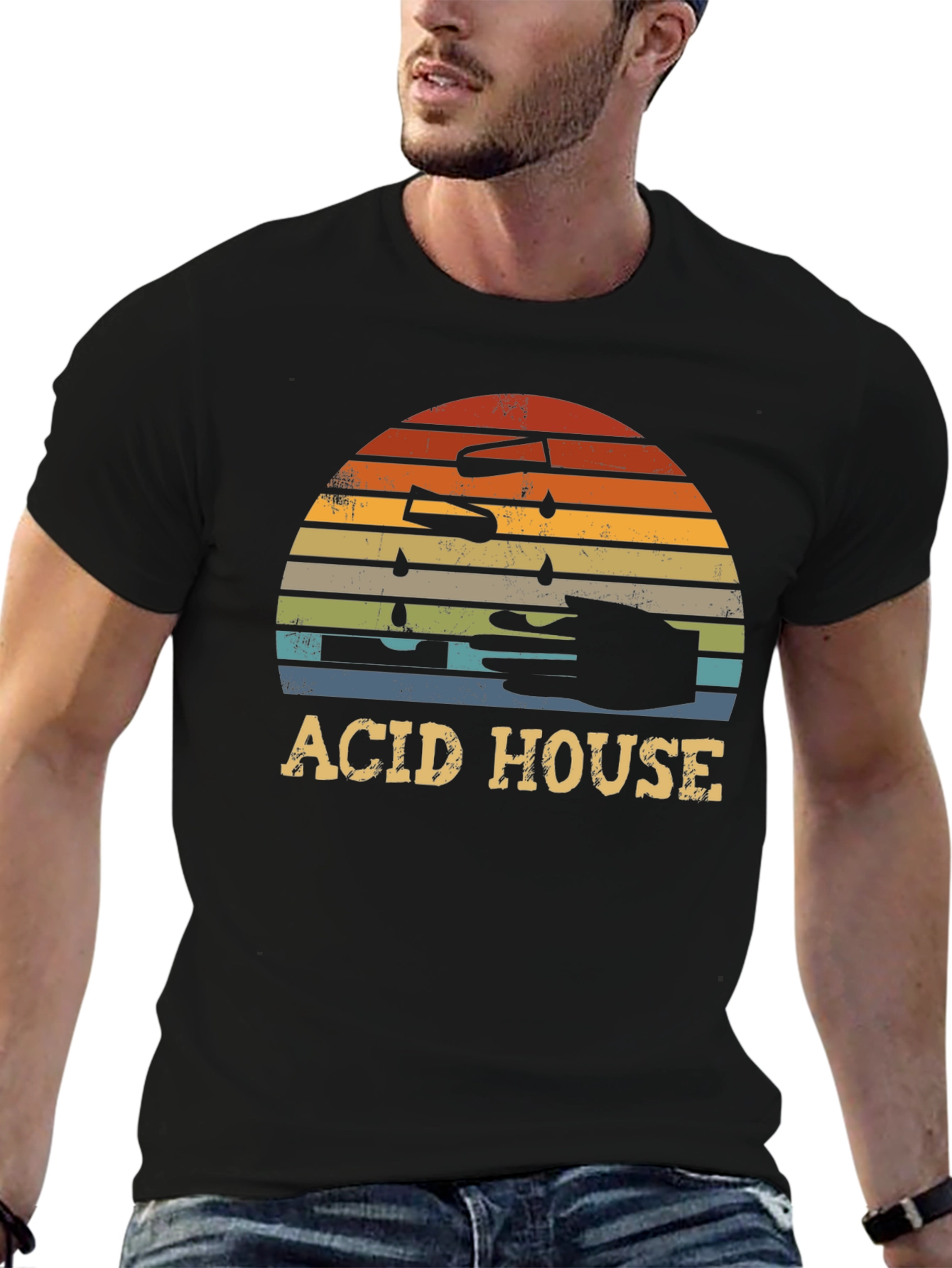 Acid House Retro Graphic T-Shirt