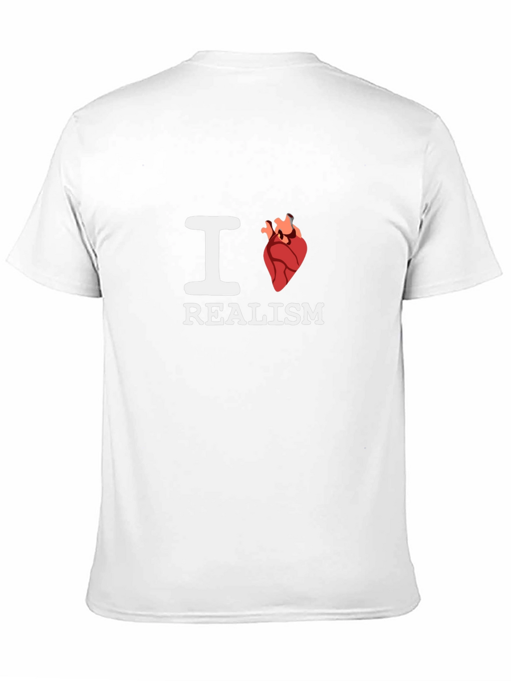 I Heart Realism Black T-Shirt