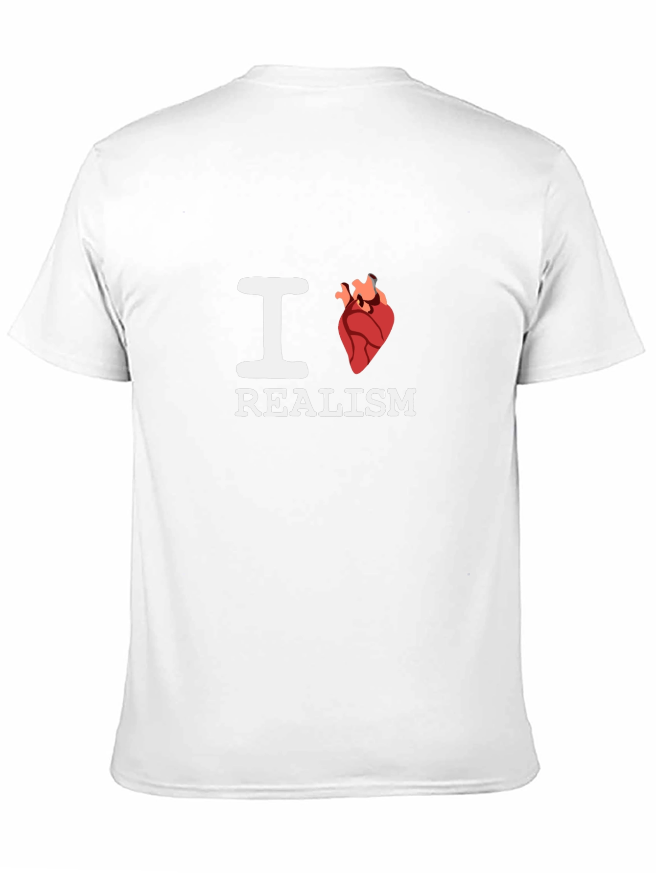 I Heart Realism Black T-Shirt