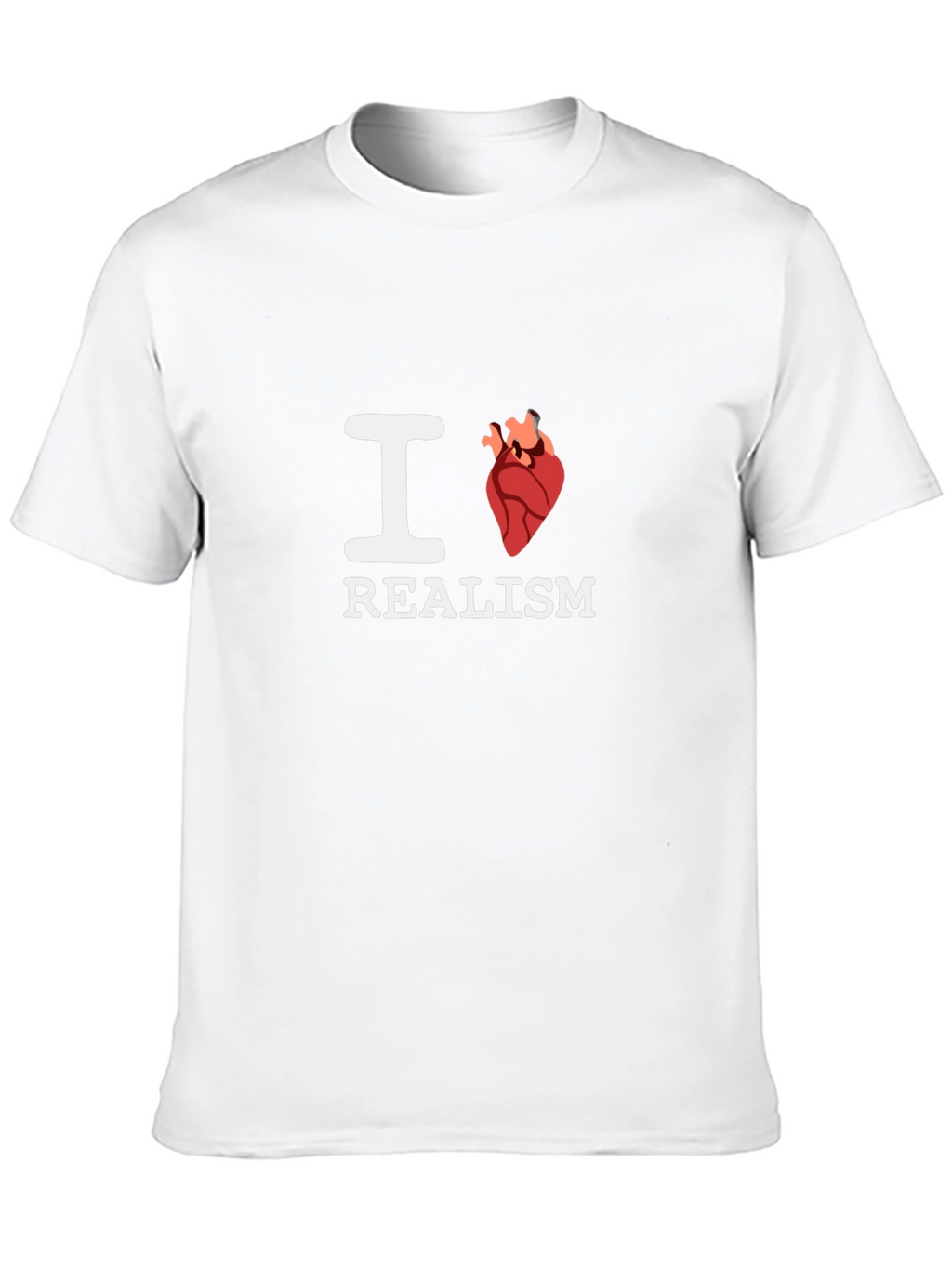 I Heart Realism Black T-Shirt