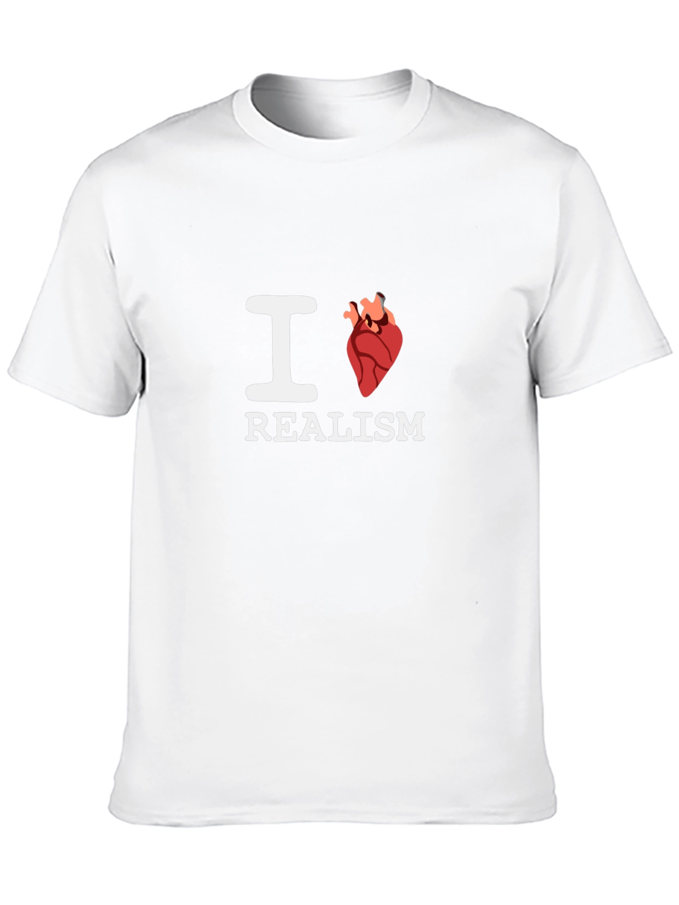 I Heart Realism Black T-Shirt