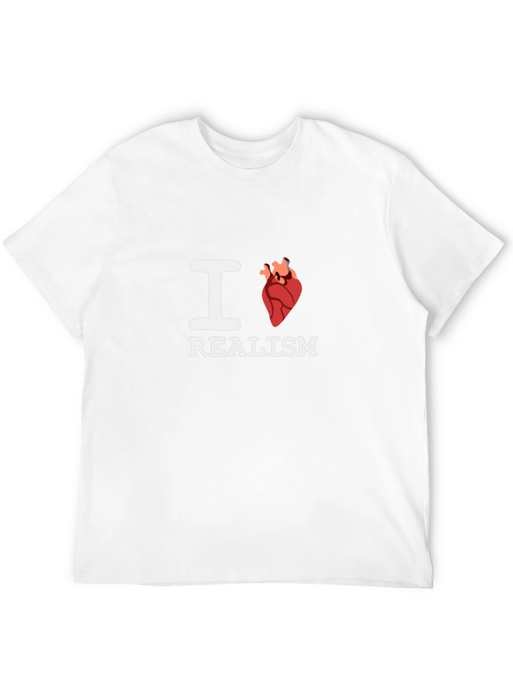 I Heart Realism Black T-Shirt