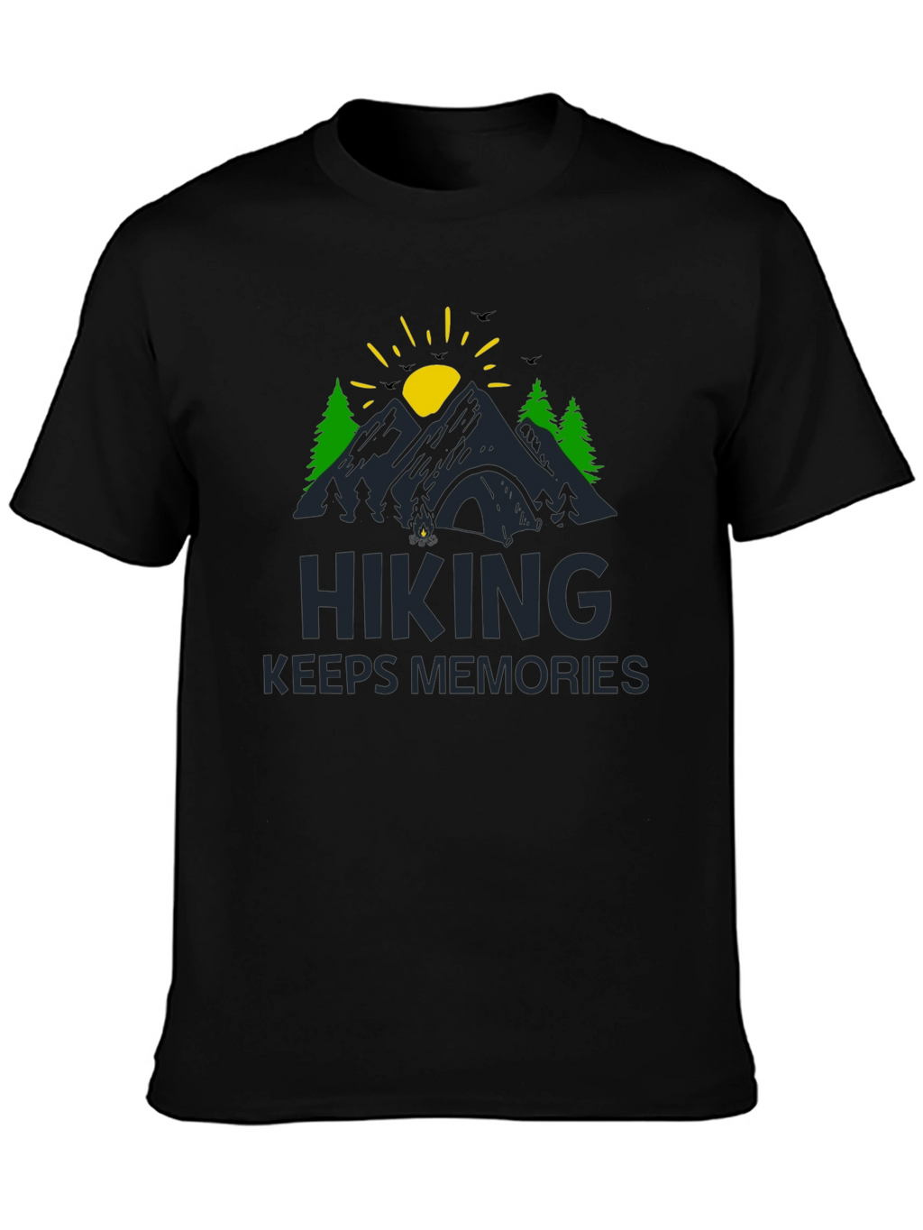 Hiking Keeps Memories Graphic T-Shirt