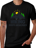 Hiking Keeps Memories Graphic T-Shirt