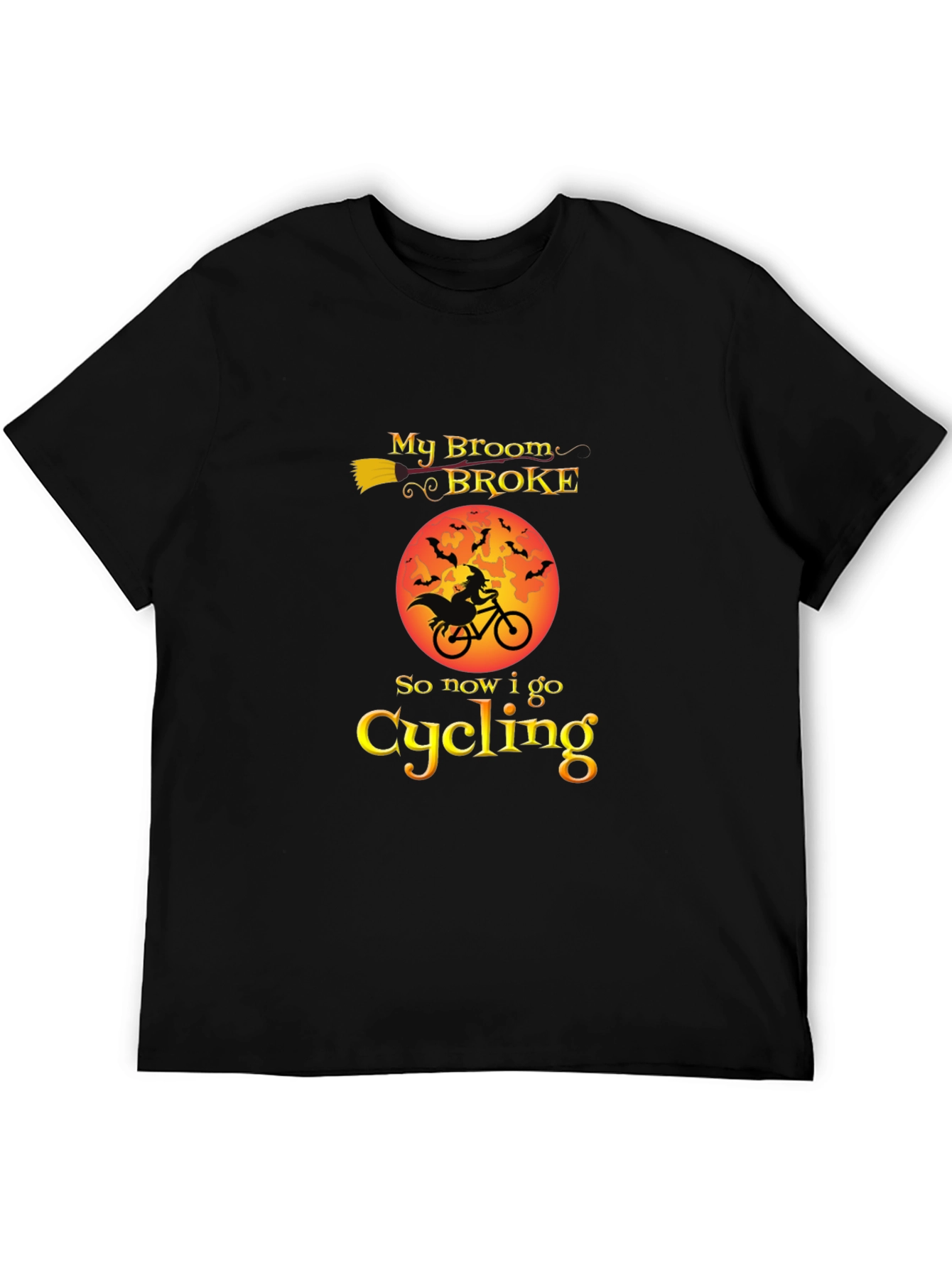 Halloween Witch Cycling T-Shirt
