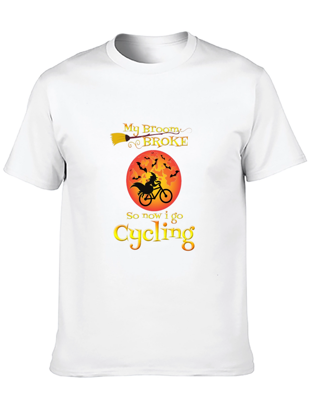 Halloween Witch Cycling T-Shirt