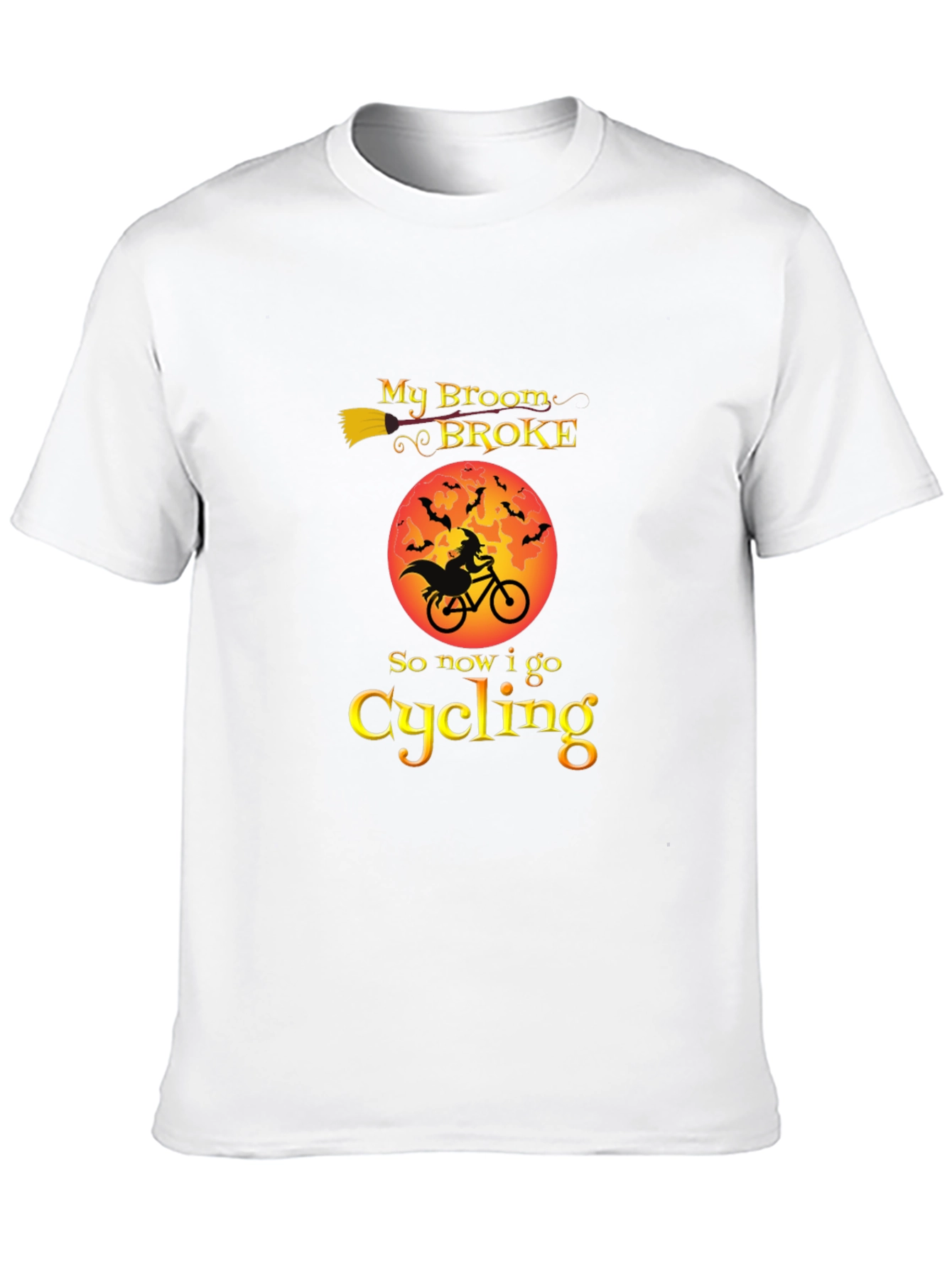 Halloween Witch Cycling T-Shirt