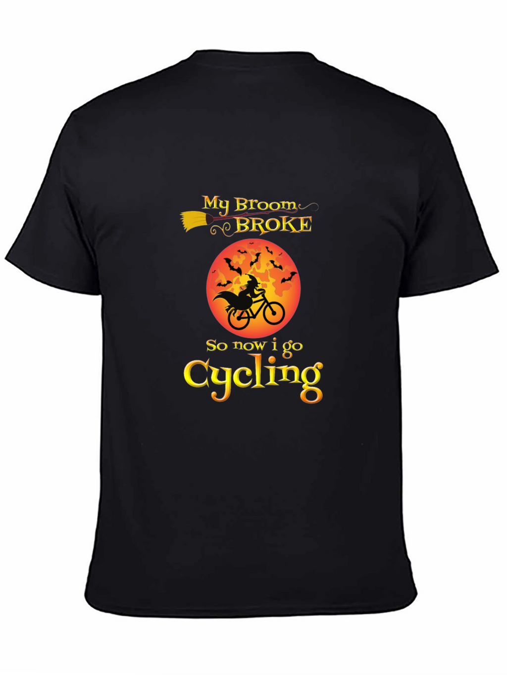 Halloween Witch Cycling T-Shirt