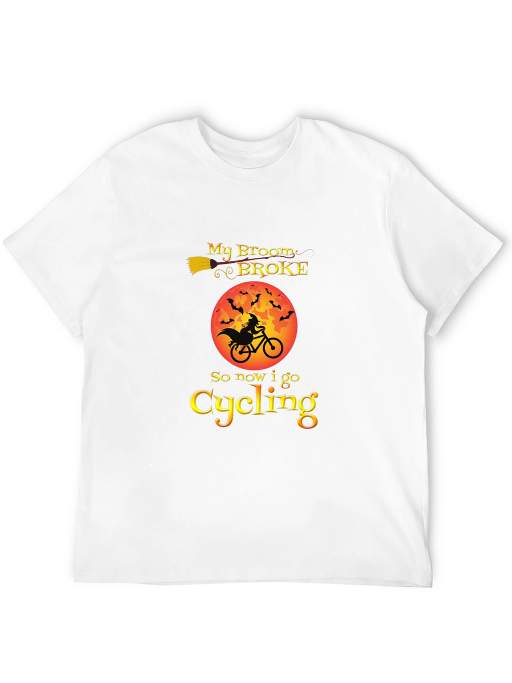 Halloween Witch Cycling T-Shirt