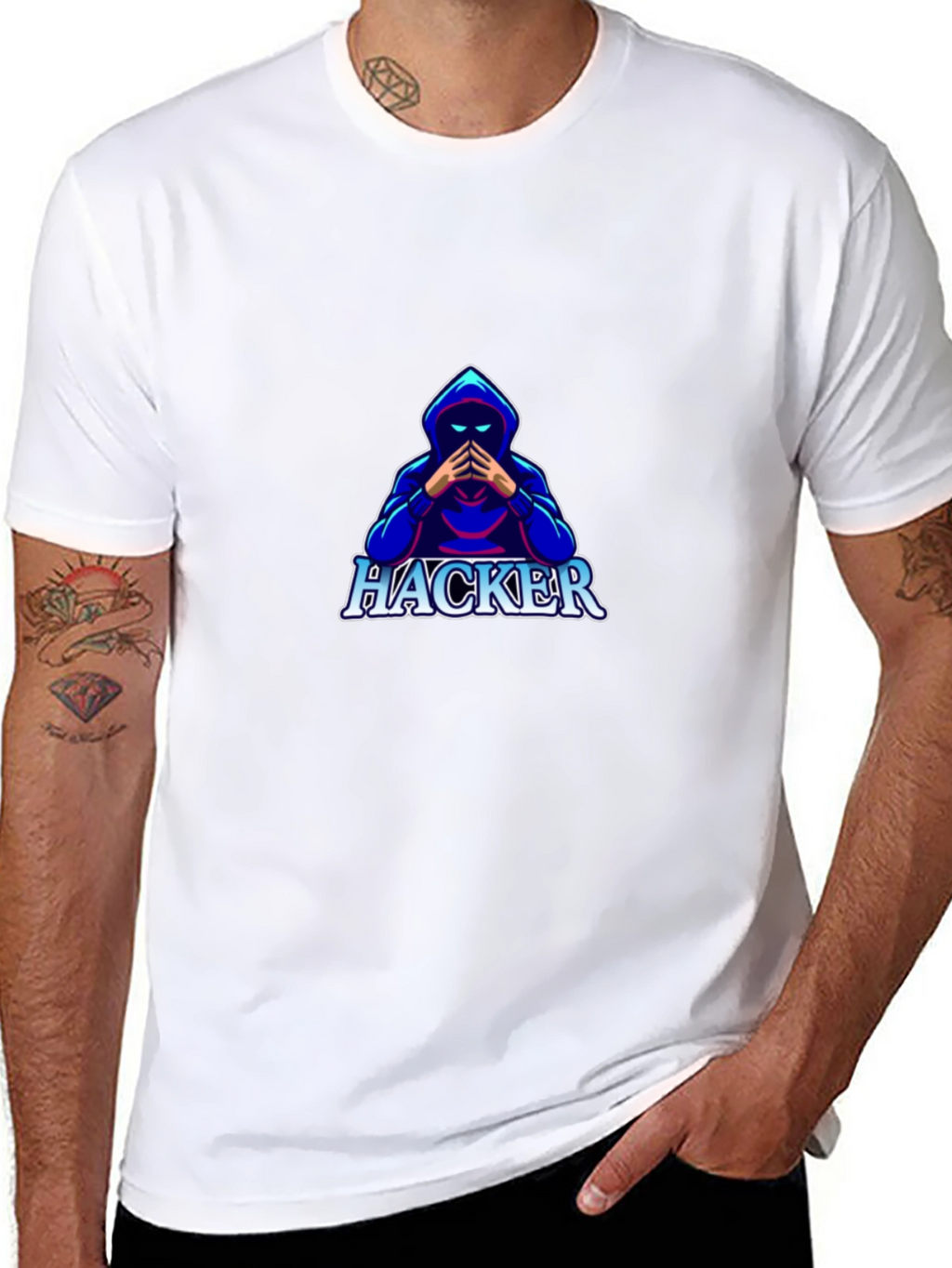 Hacker Graphic T-Shirt - Gamer Style