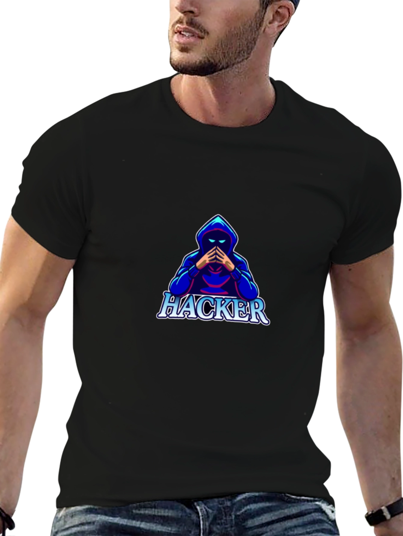 Hacker Graphic T-Shirt - Gamer Style