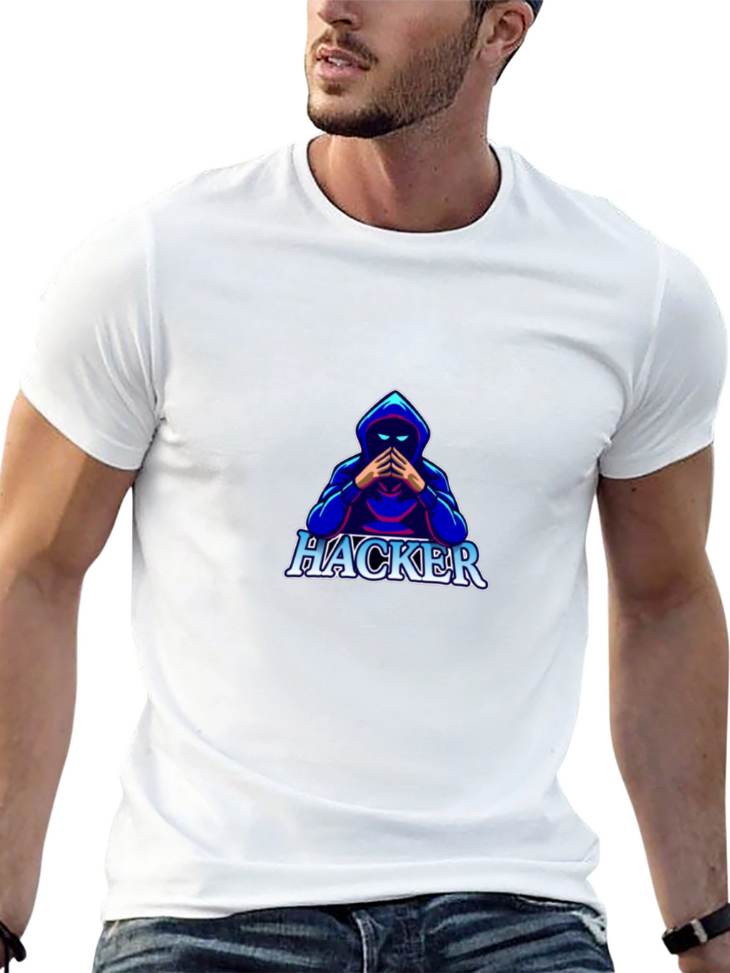 Hacker Graphic T-Shirt - Gamer Style