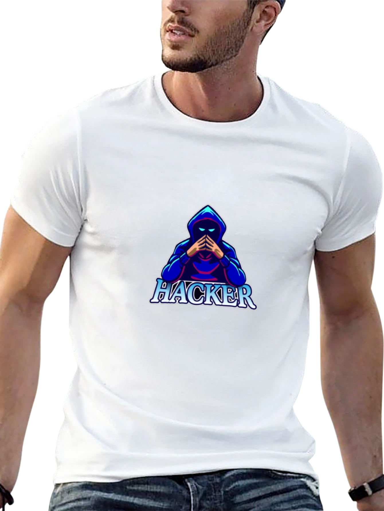 Hacker Graphic T-Shirt - Gamer Style