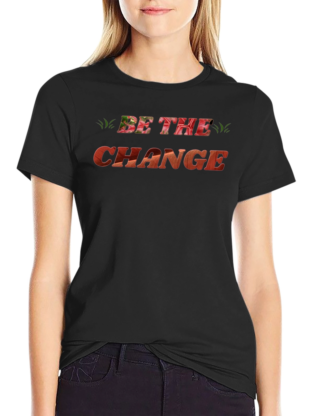 Be The Change Stylish Graphic Tee