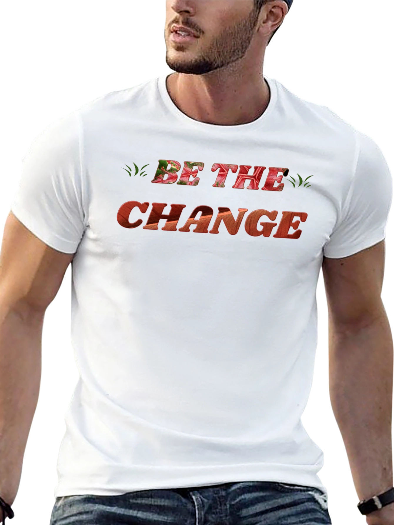 Be The Change Stylish Graphic Tee