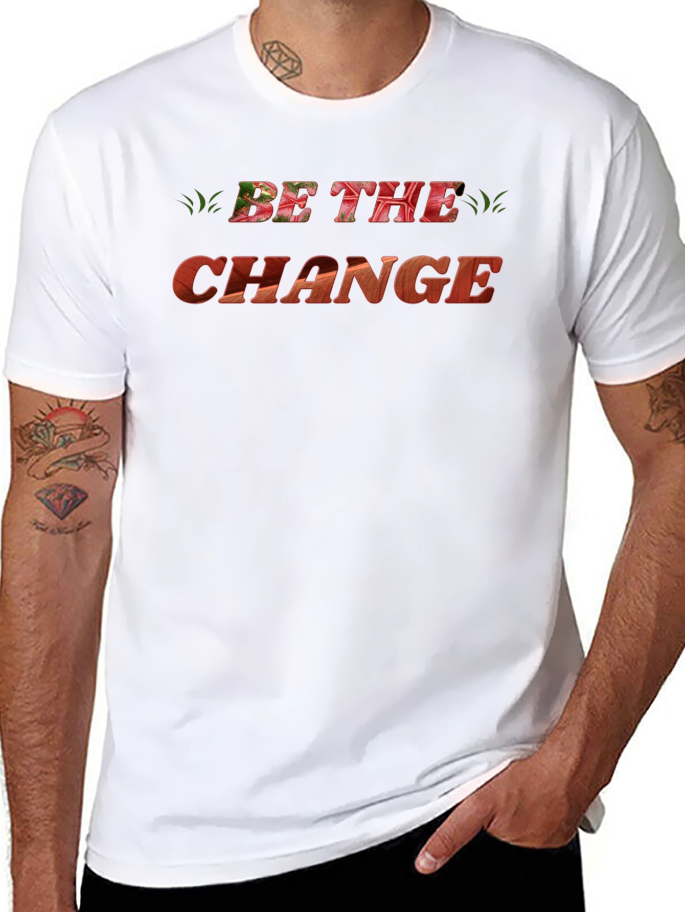 Be The Change Stylish Graphic Tee