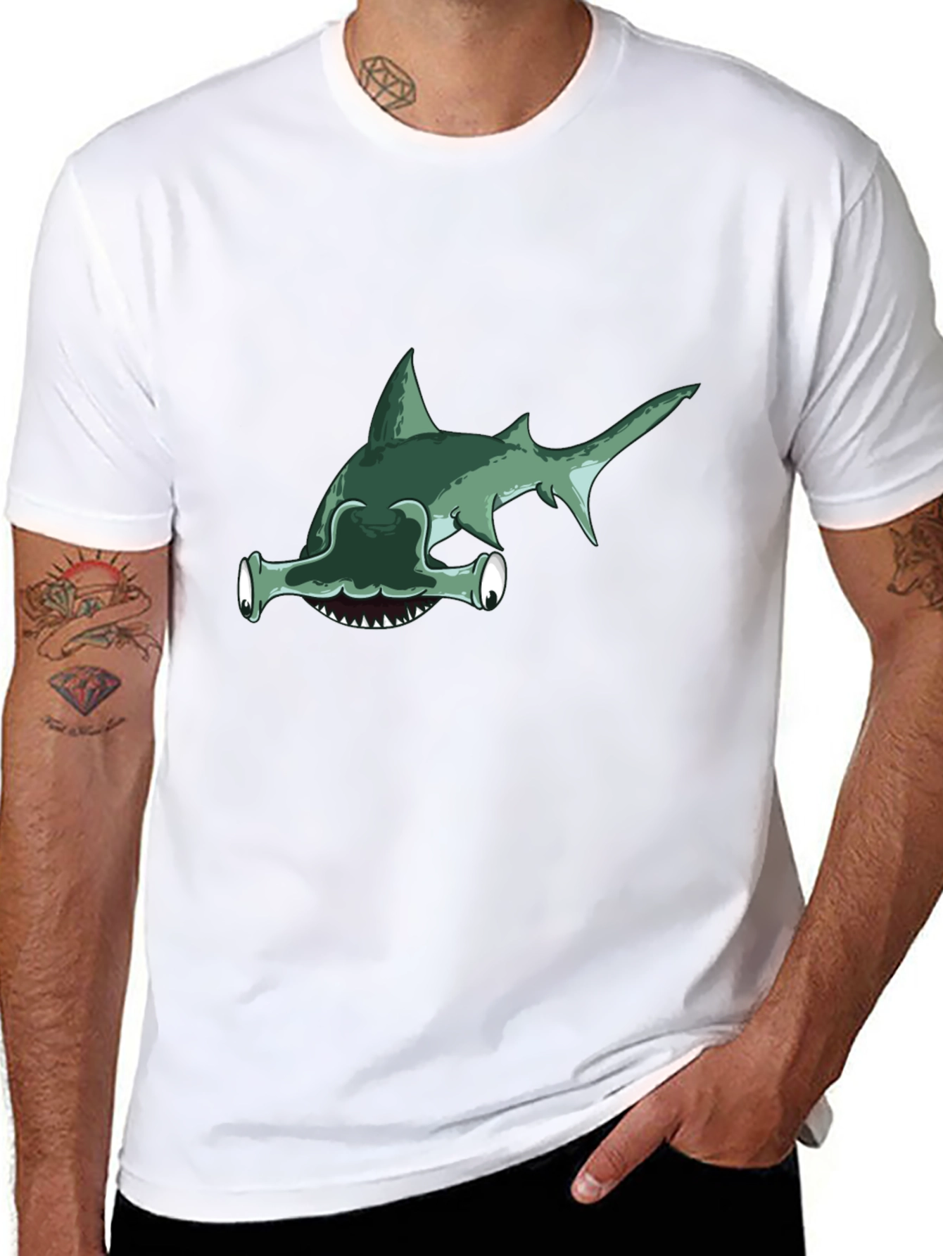 Hammerhead Shark Graphic Tee - Unique Design