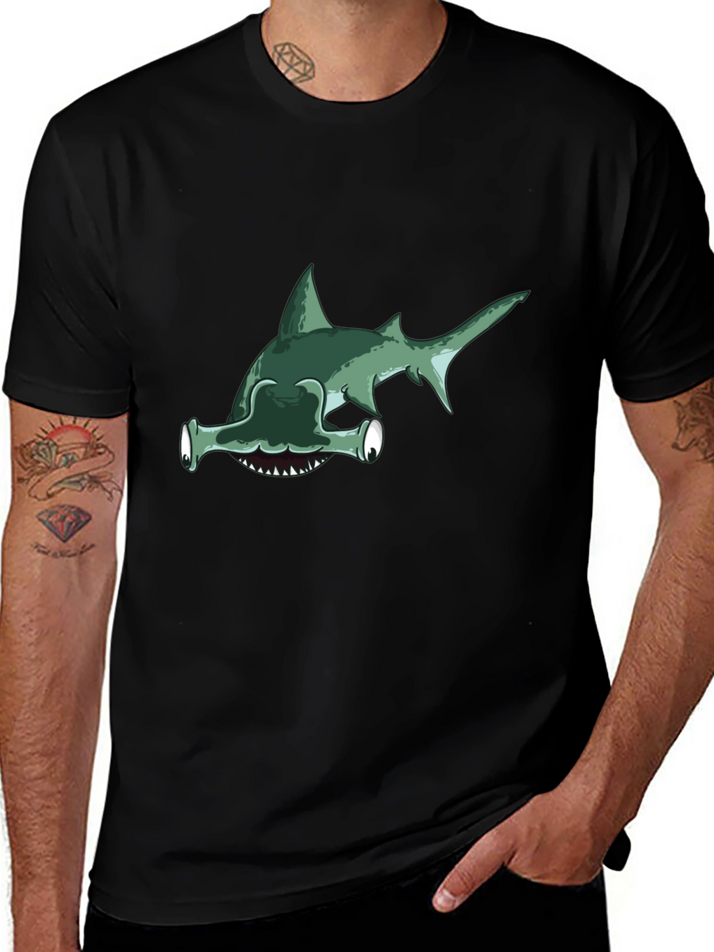 Hammerhead Shark Graphic Tee - Unique Design