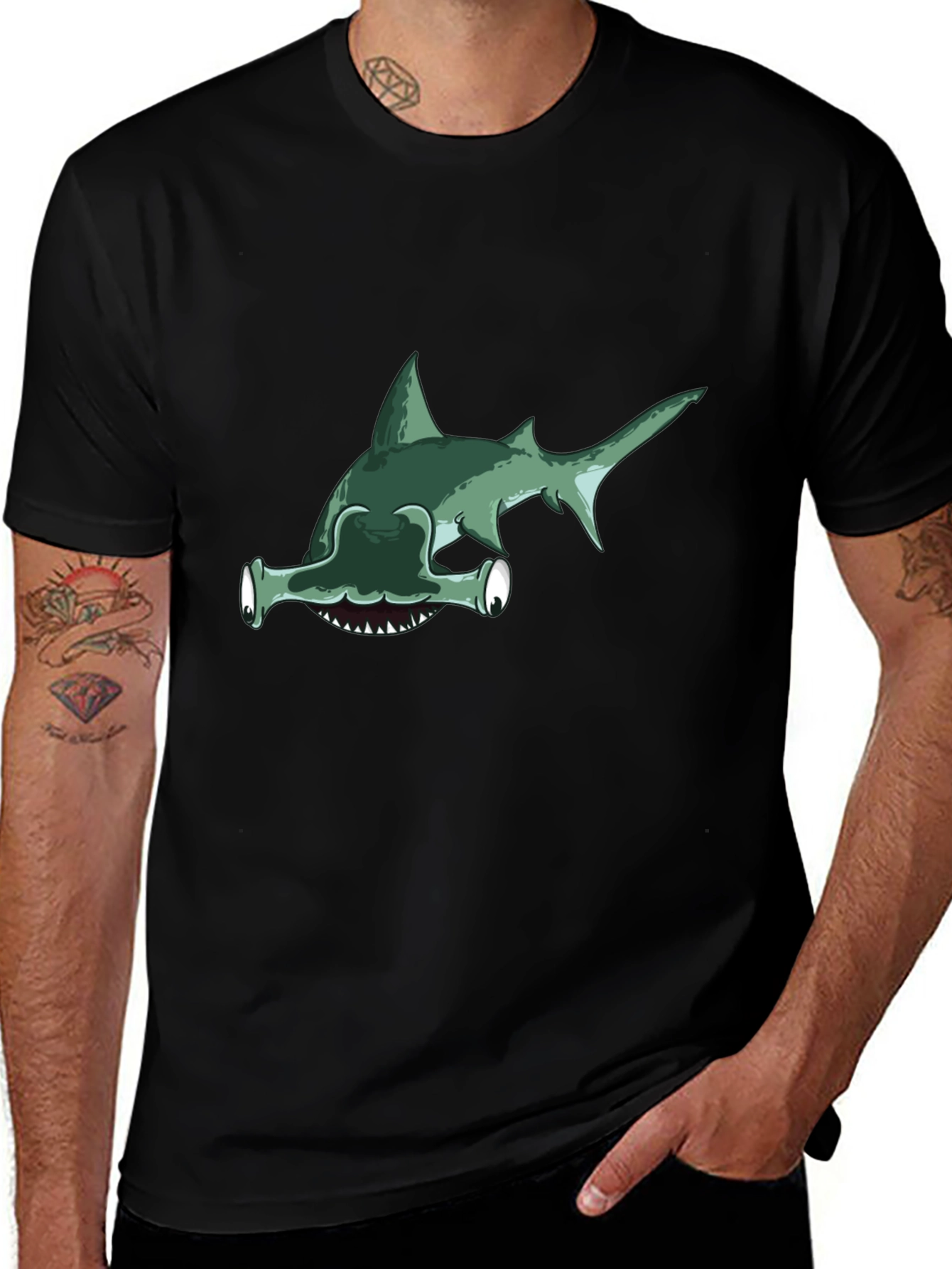 Hammerhead Shark Graphic Tee - Unique Design