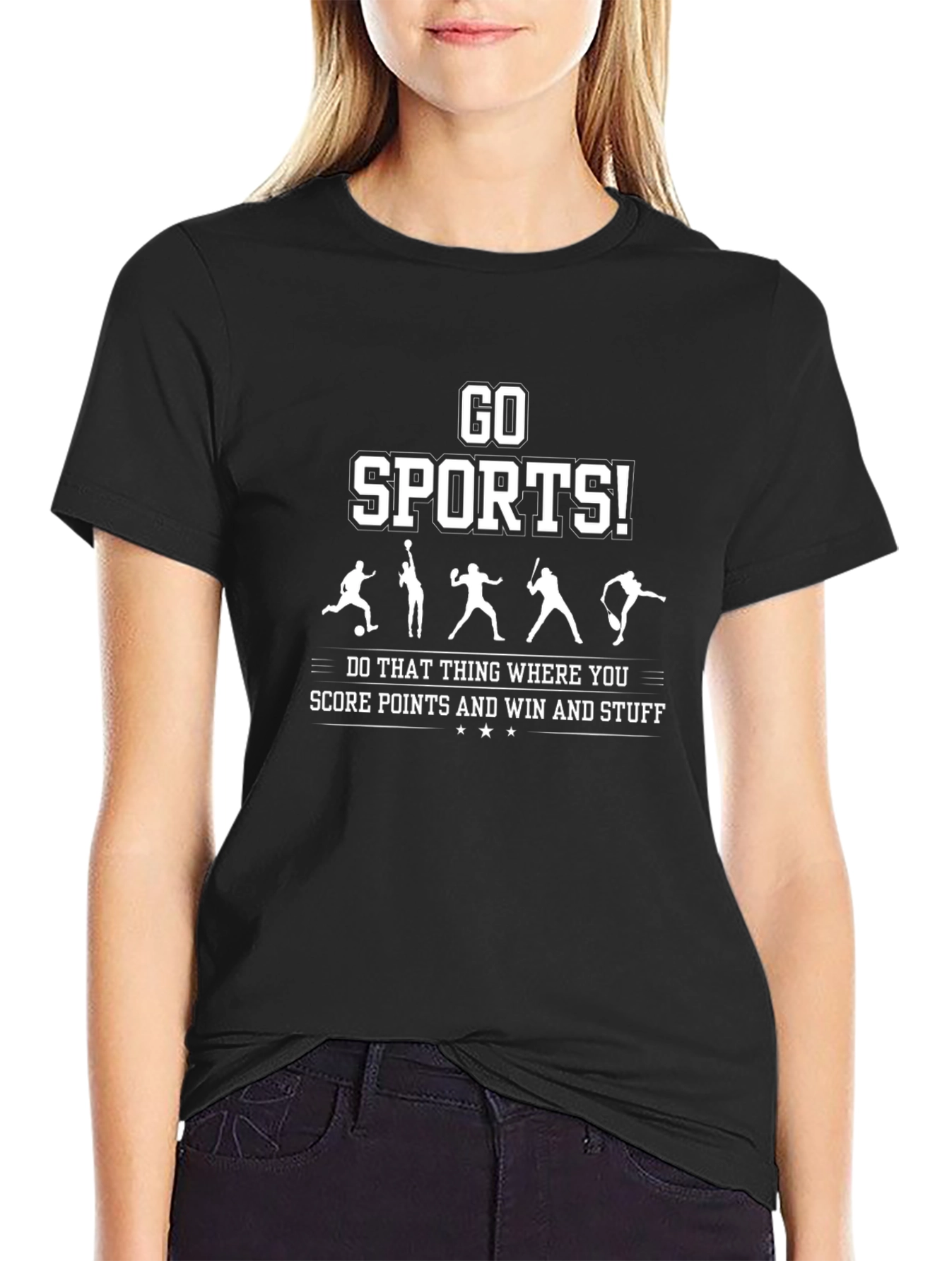 Go Sports! Funny Graphic T-Shirt