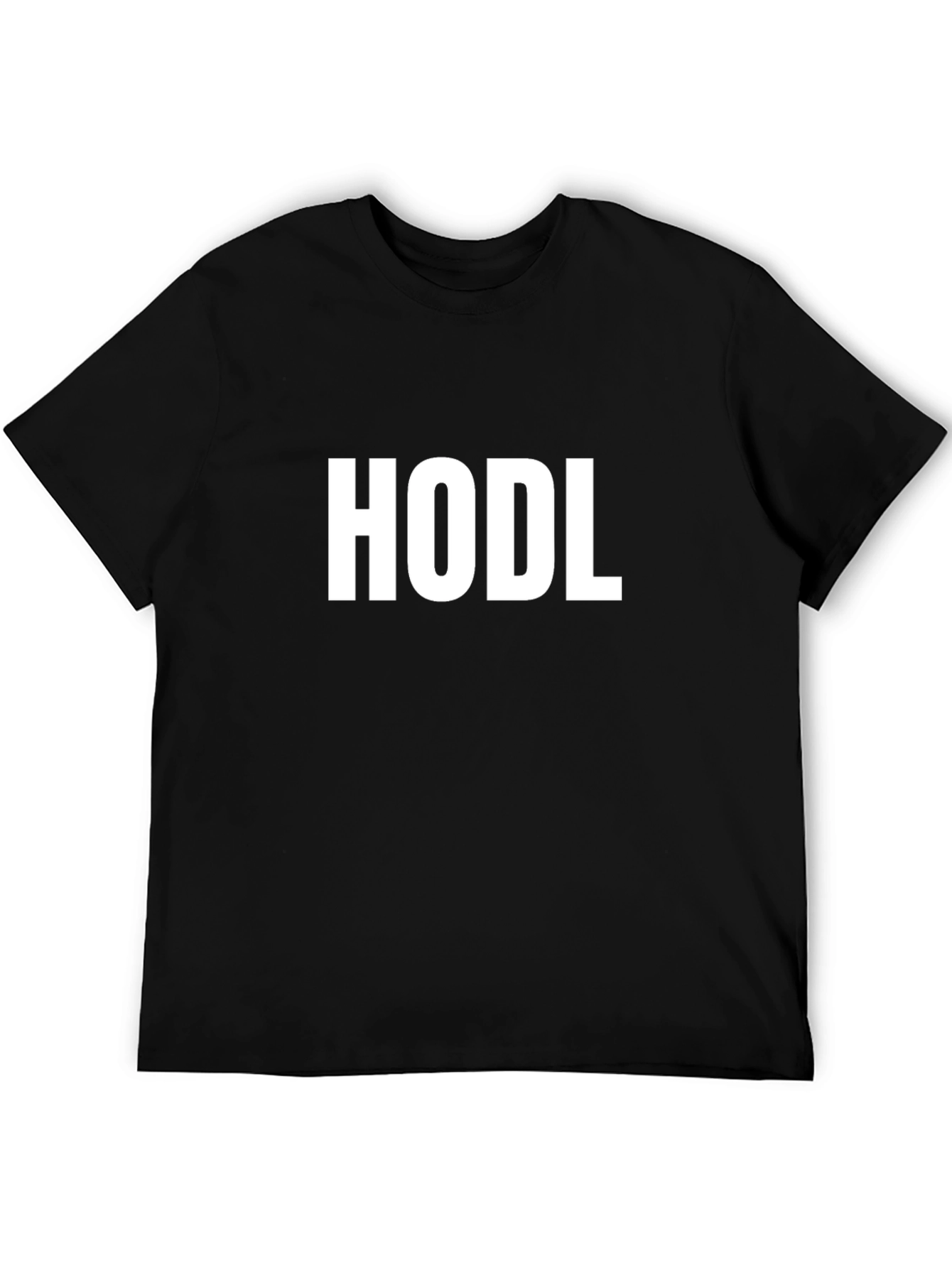 HODL Crypto T-Shirt - Classic Black Tee