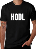 HODL Crypto T-Shirt - Classic Black Tee