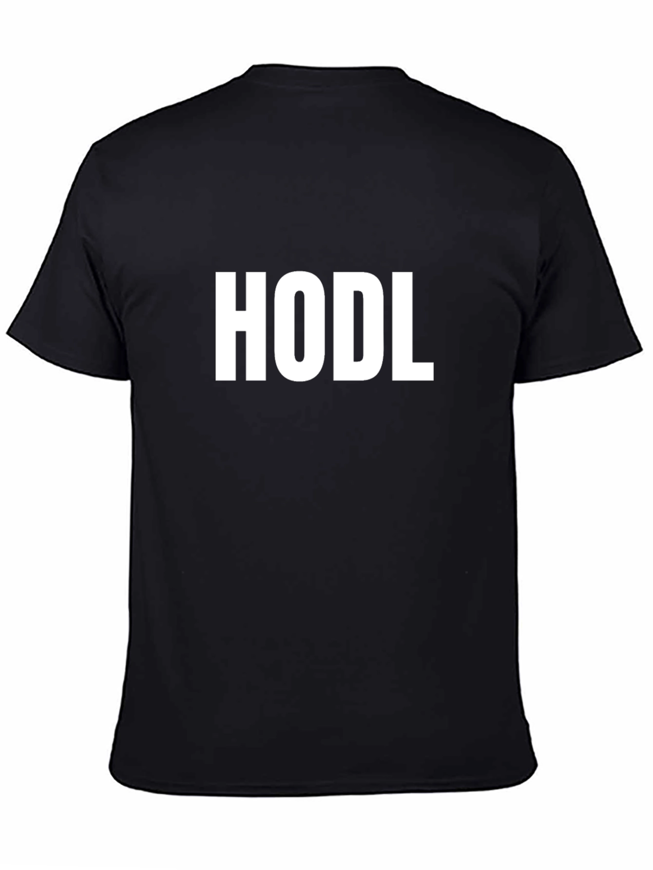HODL Crypto T-Shirt - Classic Black Tee