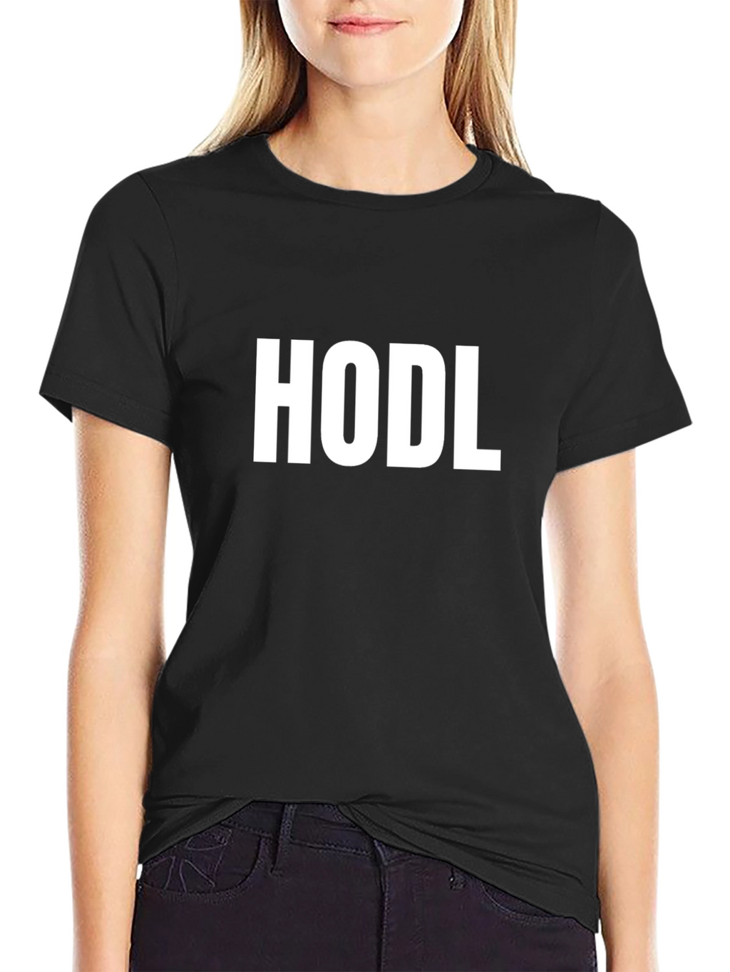 HODL Crypto T-Shirt - Classic Black Tee