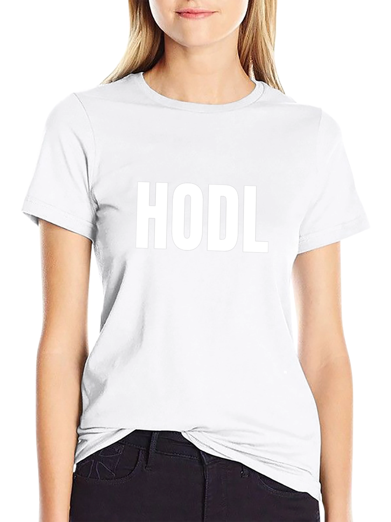 HODL Crypto T-Shirt - Classic Black Tee