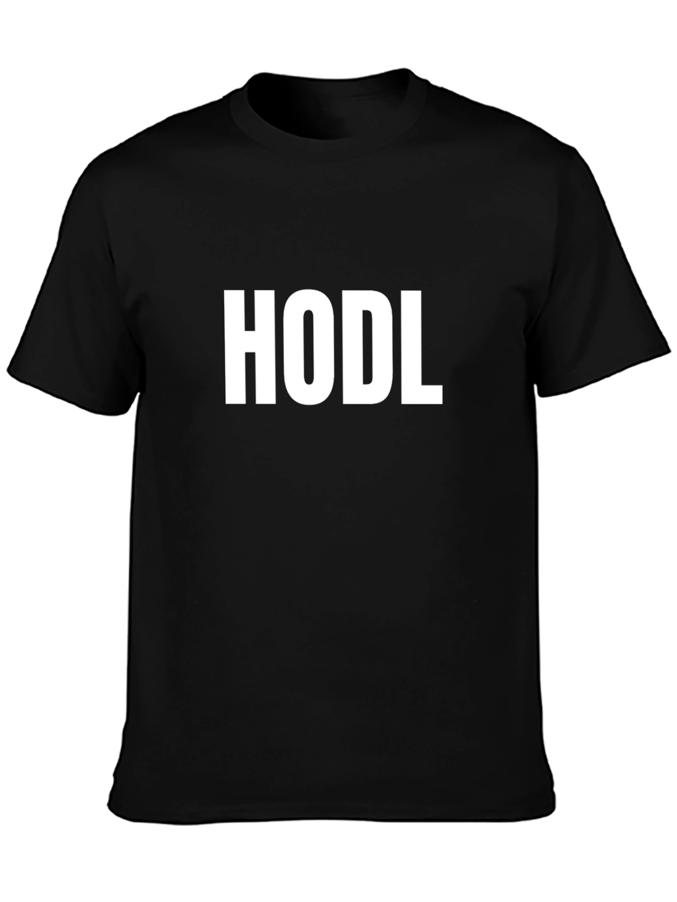 HODL Crypto T-Shirt - Classic Black Tee