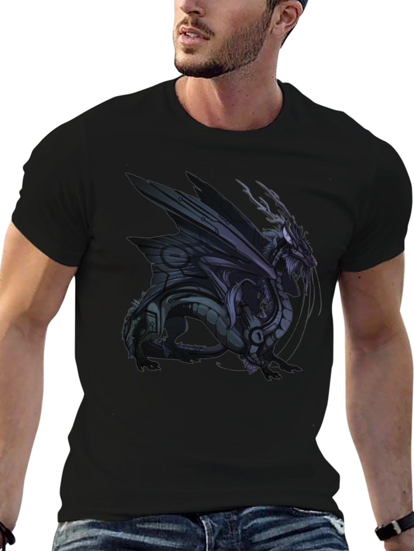 Dragon Graphic Black T-Shirt