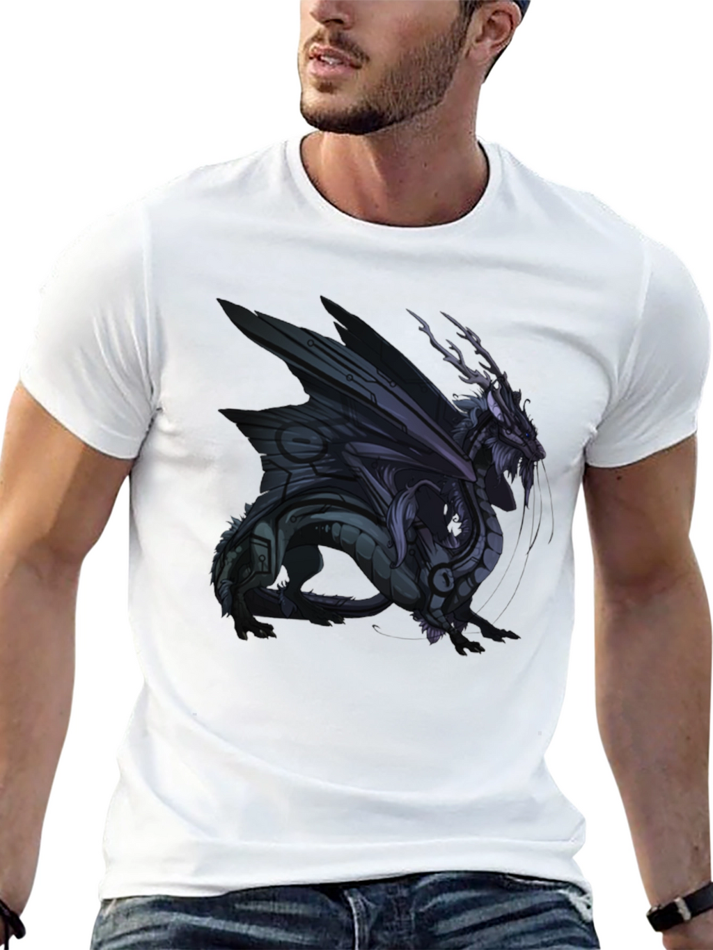 Dragon Graphic Black T-Shirt