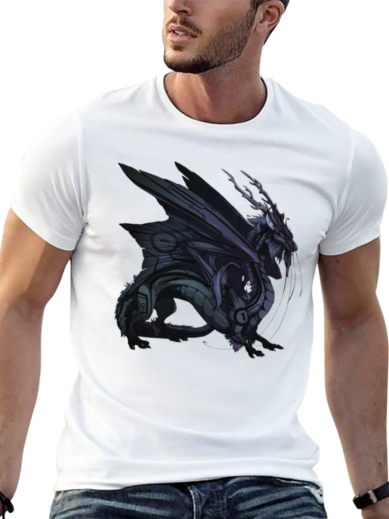 Dragon Graphic Black T-Shirt