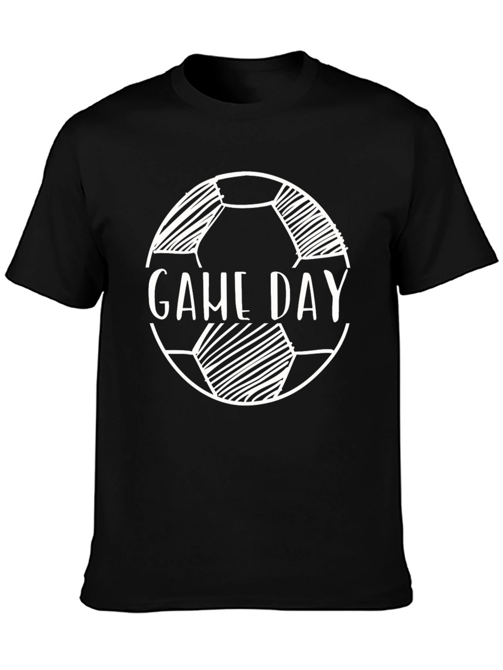 Game Day Soccer Ball T-Shirt - Black
