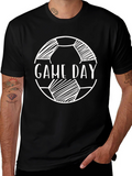 Game Day Soccer Ball T-Shirt - Black