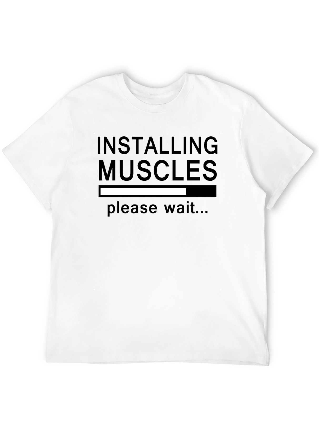 Installing Muscles Funny Gym T-Shirt
